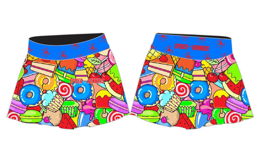 SPIDER RUNNERS SKORT *Pre Order Only*