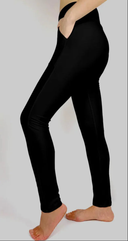 Black Casual Leggings