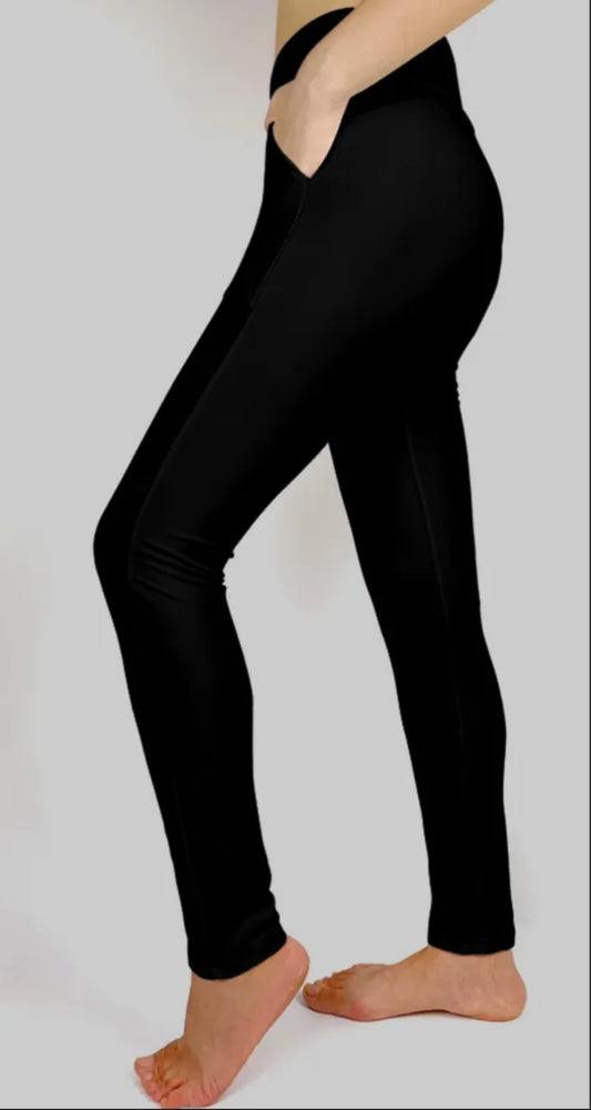 Black Casual Leggings