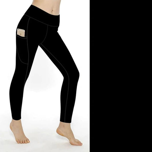Black Casual Leggings