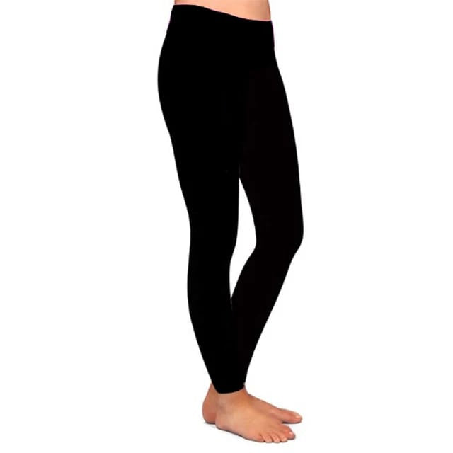 Black Casual Leggings