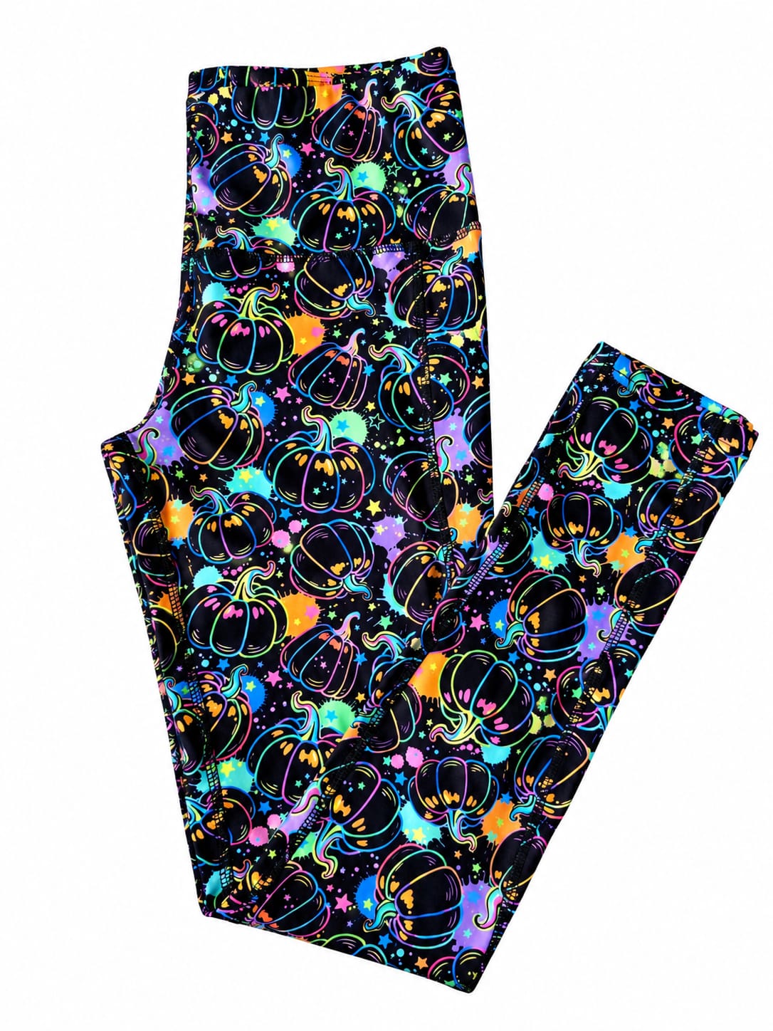 Pumpkin Glow Casual Leggings
